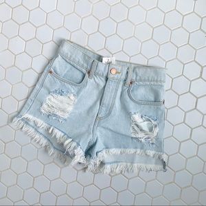 bnwt brandy melville john galt denim shorts